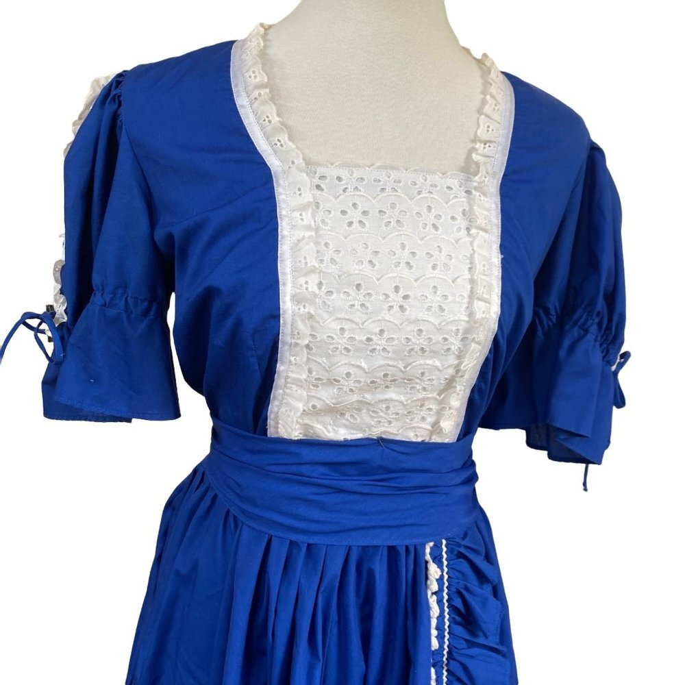 Vintage Square Dance Dress 50s Cosplay Southwestern Cowgirl Rockabilly Large 12 - Picture 3 of 12